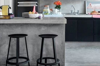 Urbidynamic microcement kitchen